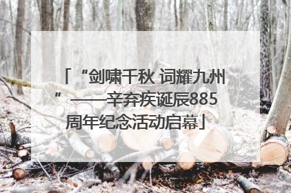 “剑啸千秋 词耀九州”——辛弃疾诞辰885周年纪念活动启幕