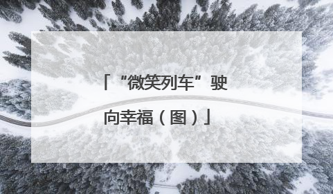 “微笑列车”驶向幸福（图）