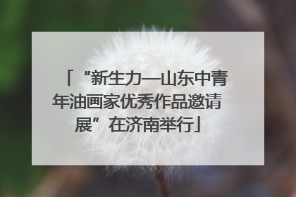 “新生力—山东中青年油画家优秀作品邀请展”在济南举行
