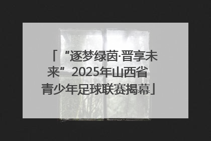 “逐梦绿茵·晋享未来”2025年山西省青少年足球联赛揭幕