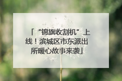 “锦旗收割机”上线！滨城区市东派出所暖心故事来袭