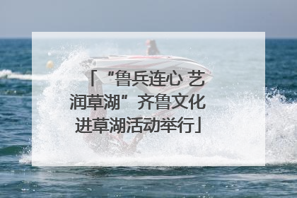“鲁兵连心 艺润草湖”齐鲁文化进草湖活动举行