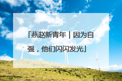 燕赵新青年｜因为自强，他们闪闪发光
