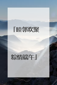 睦邻欢聚 粽情端午