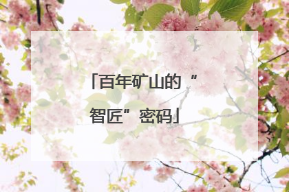 百年矿山的“智匠”密码