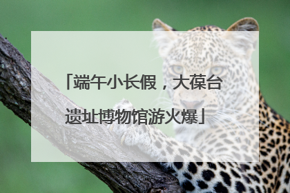 端午小长假，大葆台遗址博物馆游火爆