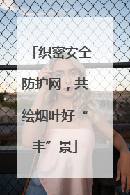 织密安全防护网，共绘烟叶好“丰”景