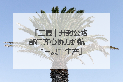 三夏｜开封公路部门齐心协力护航“三夏”生产