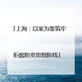 上海：以案为鉴筑牢拒腐防变思想防线