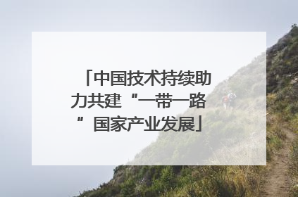 中国技术持续助力共建“一带一路”国家产业发展