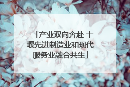 产业双向奔赴 十堰先进制造业和现代服务业融合共生
