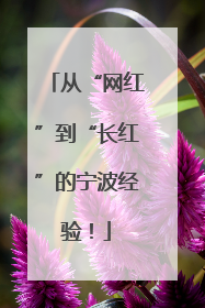 从“网红”到“长红”的宁波经验！