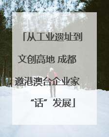 从工业遗址到文创高地 成都邀港澳台企业家“话”发展