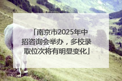南京市2025年中招咨询会举办，多校录取位次将有明显变化