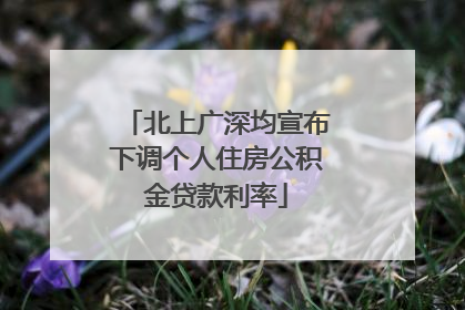 北上广深均宣布下调个人住房公积金贷款利率