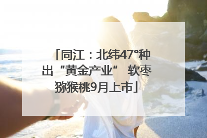 同江：北纬47°种出“黄金产业” 软枣猕猴桃9月上市
