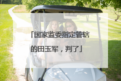 国家监委指定管辖的田玉军，判了