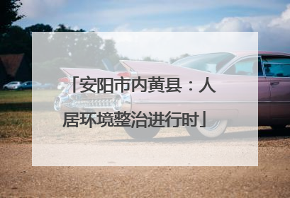 安阳市内黄县：人居环境整治进行时
