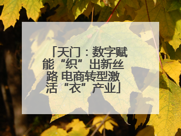 天门：数字赋能“织”出新丝路 电商转型激活“衣”产业