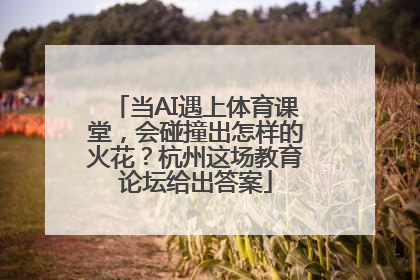 当AI遇上体育课堂，会碰撞出怎样的火花？杭州这场教育论坛给出答案