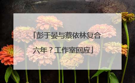 彭于晏与蔡依林复合六年？工作室回应