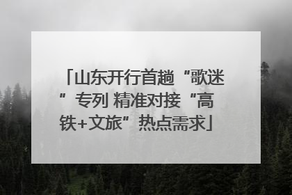 山东开行首趟“歌迷”专列 精准对接“高铁+文旅”热点需求