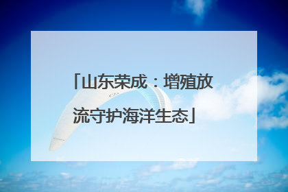 山东荣成：增殖放流守护海洋生态