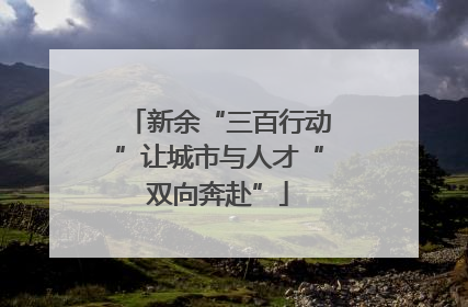 新余“三百行动”让城市与人才“双向奔赴”