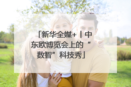 新华全媒+丨中东欧博览会上的“数智”科技秀