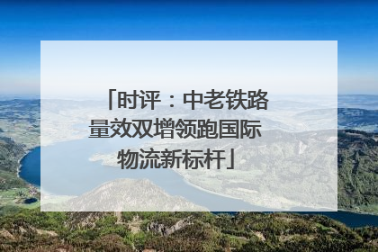 时评：中老铁路量效双增领跑国际物流新标杆
