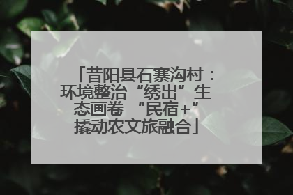 昔阳县石寨沟村：环境整治“绣出”生态画卷 “民宿+”撬动农文旅融合