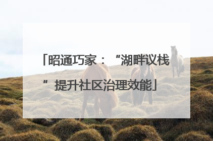 昭通巧家：“湖畔议栈”提升社区治理效能