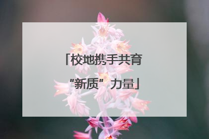 校地携手共育“新质”力量