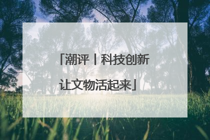 潮评丨科技创新让文物活起来