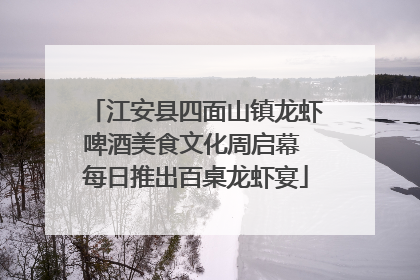 江安县四面山镇龙虾啤酒美食文化周启幕 每日推出百桌龙虾宴