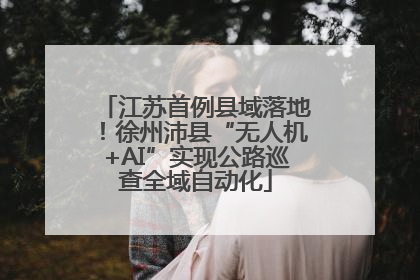 江苏首例县域落地！徐州沛县“无人机+AI”实现公路巡查全域自动化