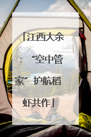 江西大余：“空中管家”护航稻虾共作
