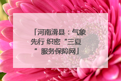 河南滑县：气象先行 织密“三夏”服务保障网