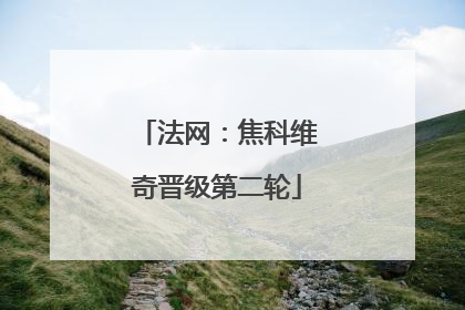法网：焦科维奇晋级第二轮