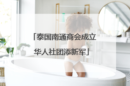泰国南通商会成立 华人社团添新军