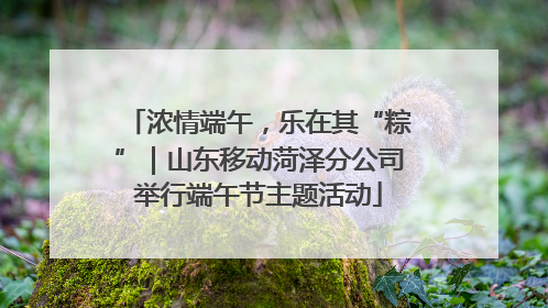浓情端午，乐在其“粽”｜山东移动菏泽分公司举行端午节主题活动