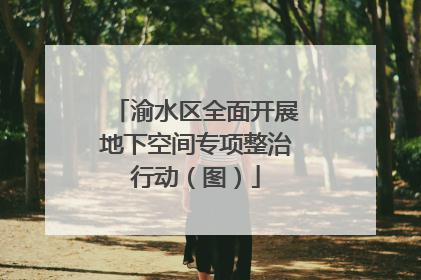 渝水区全面开展地下空间专项整治行动（图）