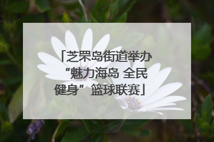 芝罘岛街道举办“魅力海岛 全民健身”篮球联赛