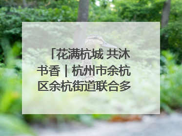 花满杭城 共沐书香｜杭州市余杭区余杭街道联合多方举办“书香换花香”活动