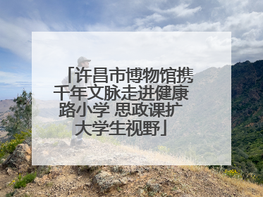 许昌市博物馆携千年文脉走进健康路小学 思政课扩大学生视野