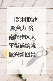 跨村联建聚合力 济南起步区太平街道绘就振兴新图景