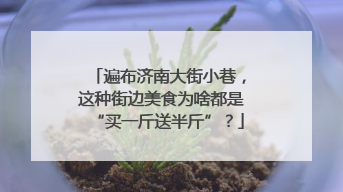 遍布济南大街小巷，这种街边美食为啥都是“买一斤送半斤”？