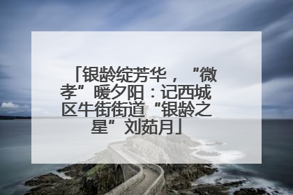 银龄绽芳华，“微孝”暖夕阳：记西城区牛街街道“银龄之星”刘茹月