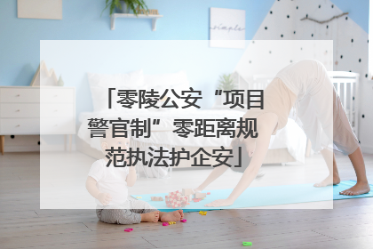 零陵公安“项目警官制”零距离规范执法护企安
