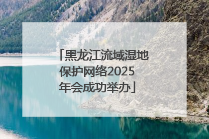 黑龙江流域湿地保护网络2025年会成功举办